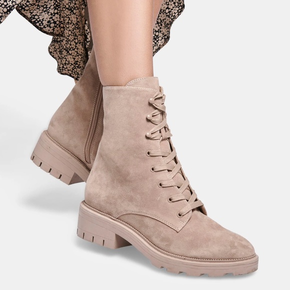 Dolce Vita | Shoes | Dolce Vita Lottie Suede Combat Boots 6 | Poshmark